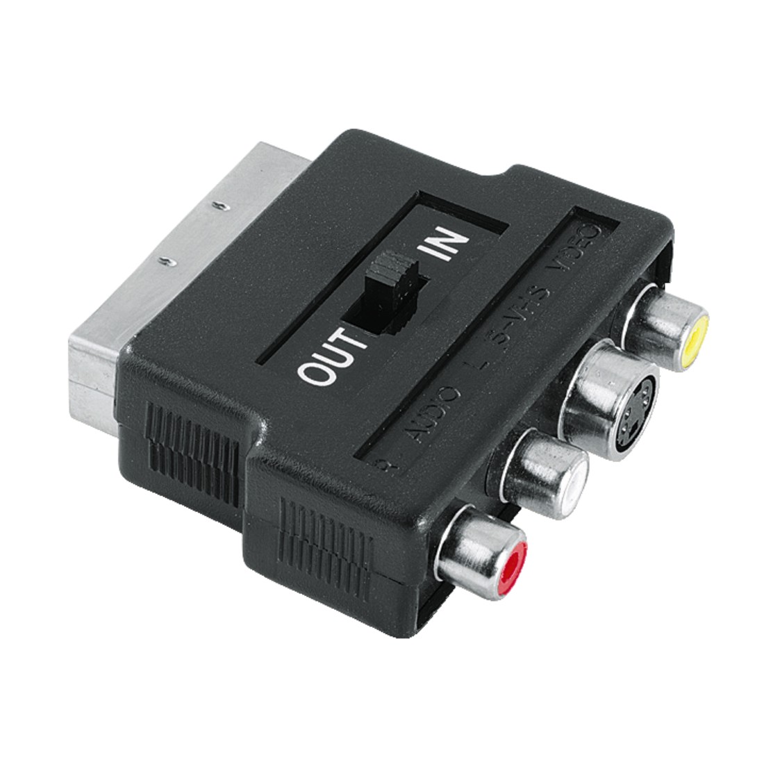 Hama S-Video/3 RCA (phono) – Scart Adapter