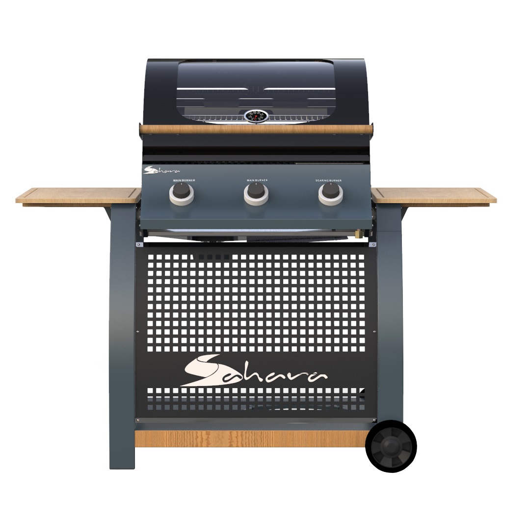 Sahara 3 Burner Gas BBQ