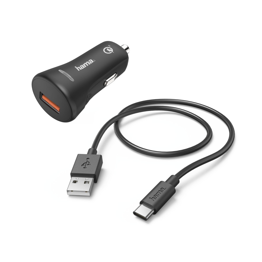 Hama car charger set, USB Type-C
