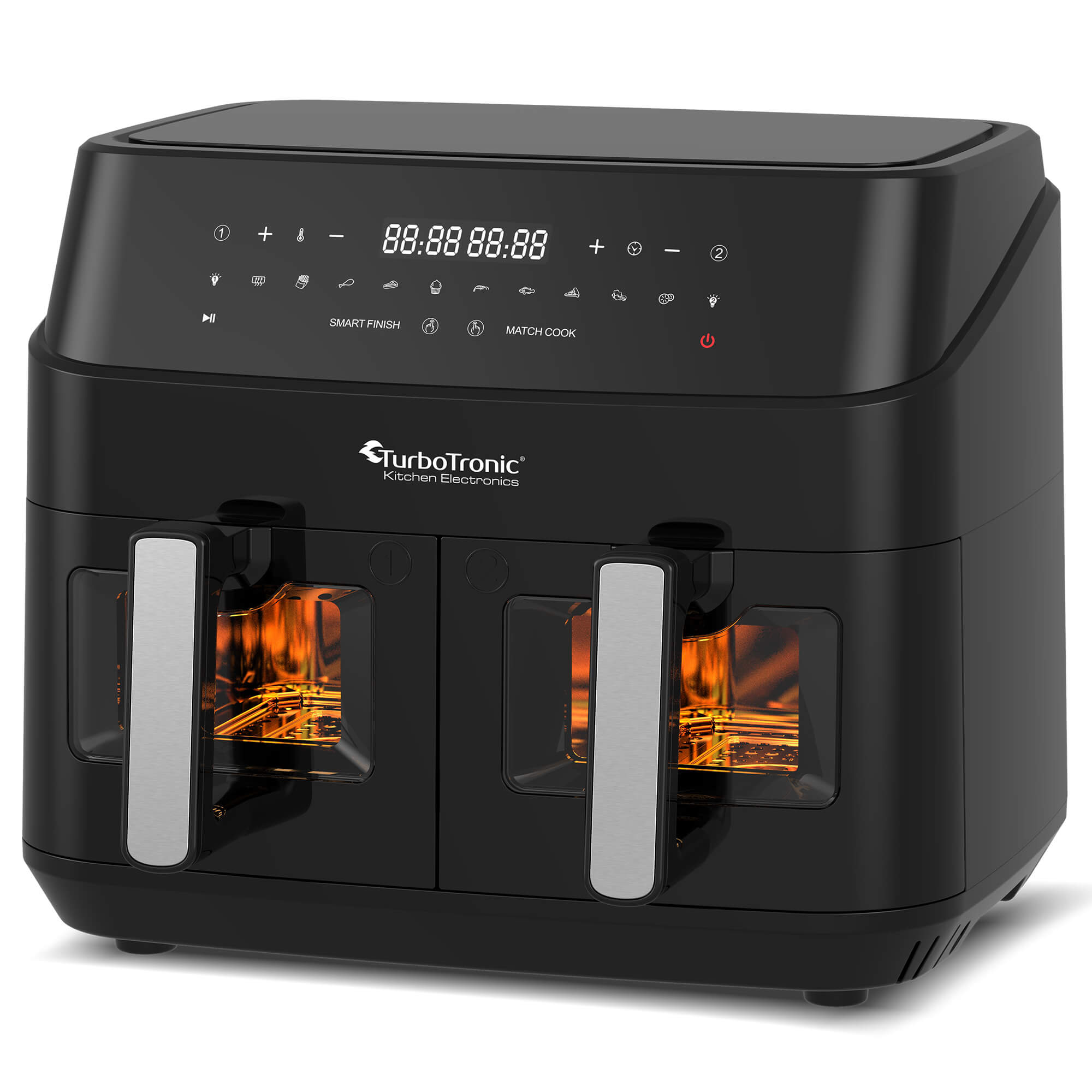 Dualchef Air Fryer Clearcook Black