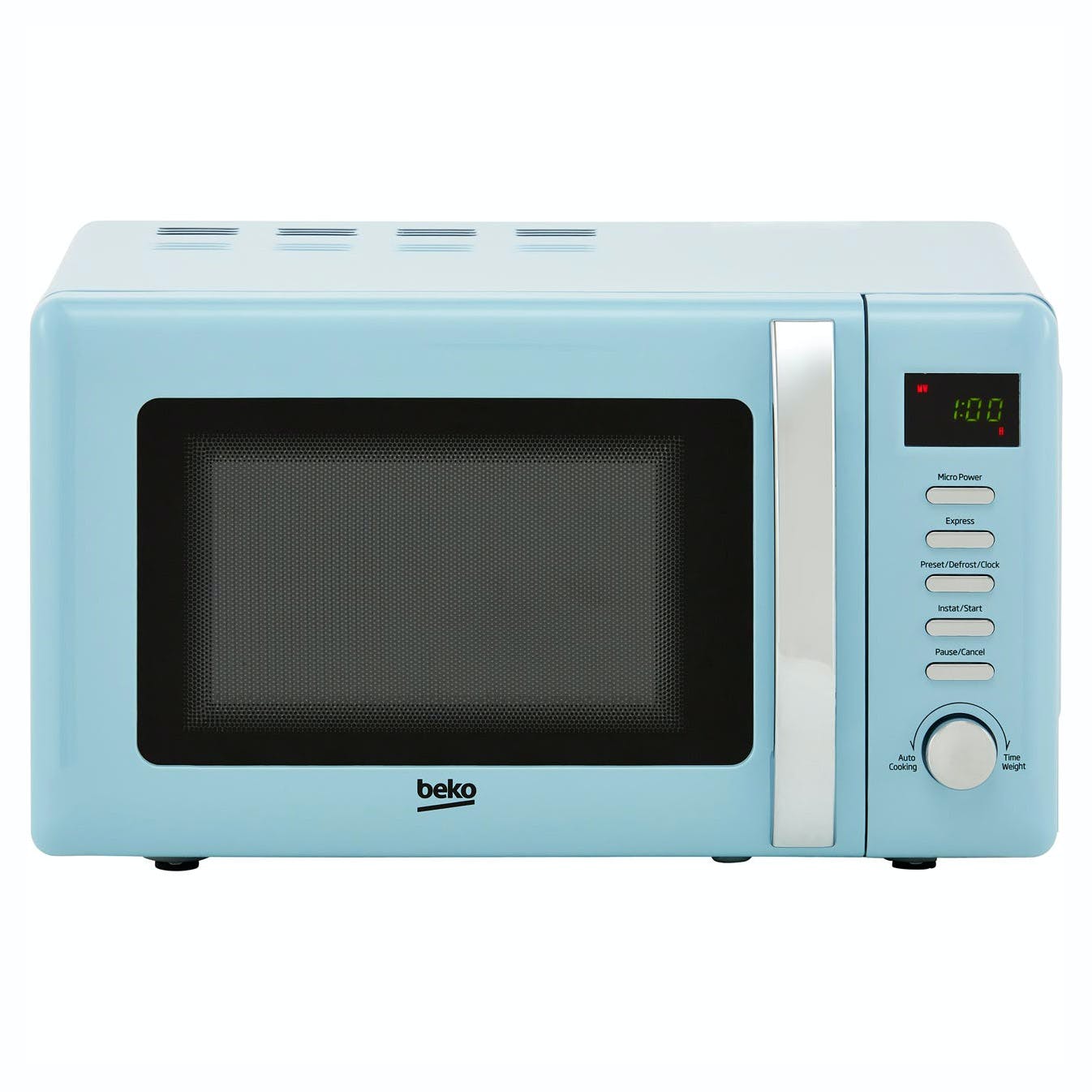 Beko Retro Microwave Mint blue