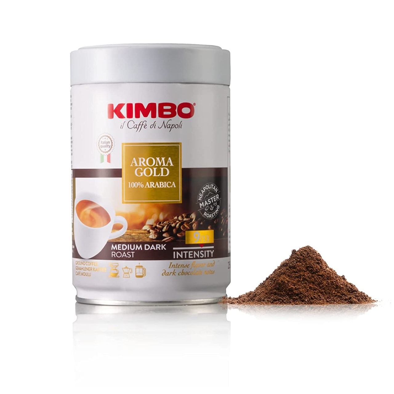 Kimbo Aroma Gold 100% Ground Coffee