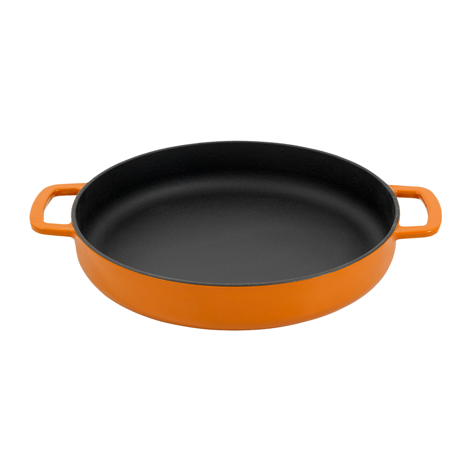 Sous-Chef frying pan with double handle 28 cm orange