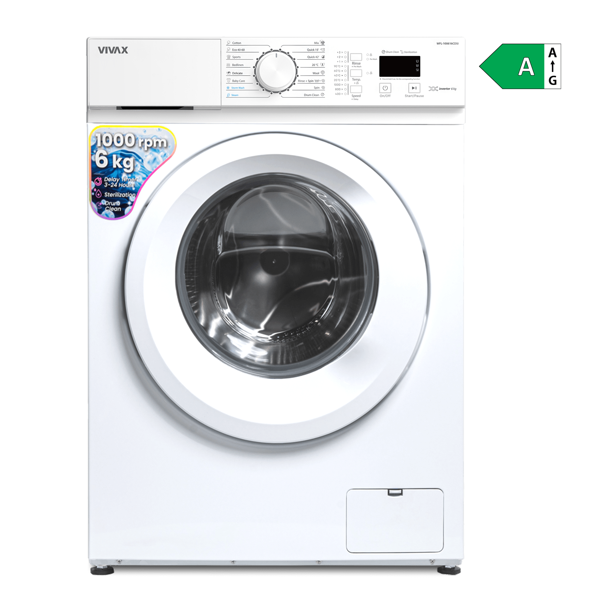 Vivax 6KG Washing Machine